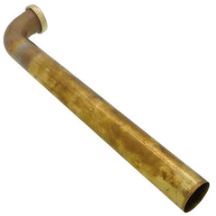 Everflow 21915 1-1/2 x 15 Rough Brass Slip Joint Waste Bend 22 GA