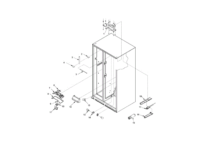 WHIRLPOOL WP10449511 MOTOR PARTS