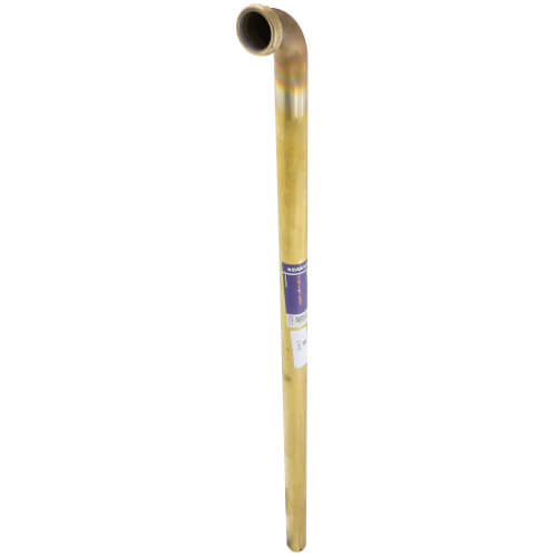 Everflow 21936 1-1/2 x 36 Rough Brass Slip Joint Waste Bend, 22 GA