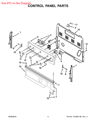 WHIRLPOOL W10134247 AIR CLEANER REPLACEMENT PARTS