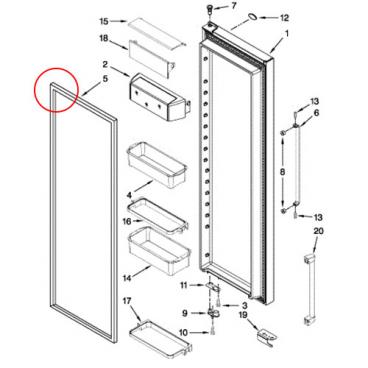 WHIRLPOOL W10355588 GAS VALVES