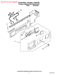 WHIRLPOOL W10360640 AIR CLEANER REPLACEMENT PARTS