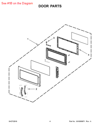 WHIRLPOOL W10468671 GENERAL EQUIPMENT HARDWARE
