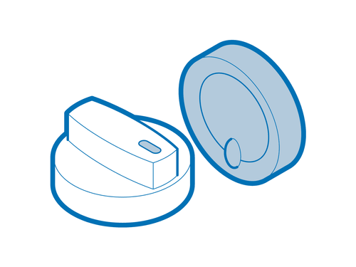 ELECTROLUX 5304494686 KNOBS AND DIALS
