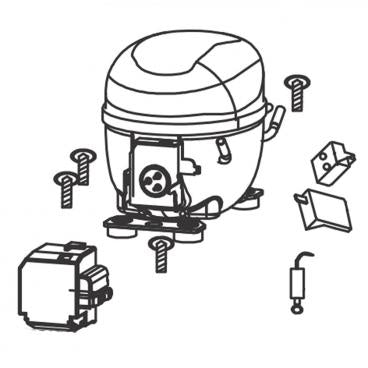 ELECTROLUX 5304519890 COMPRESSOR PARTS & ACCESSORIES