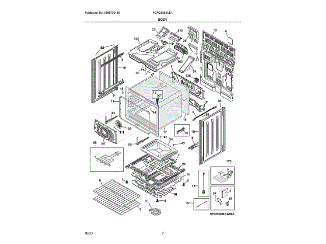 ELECTROLUX 5304533916 FLUE EXHAUST BLOWERS