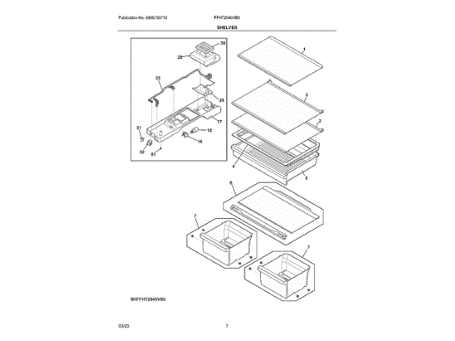 ELECTROLUX 5304534981 HOUSINGS, COVERS & SHIELDS