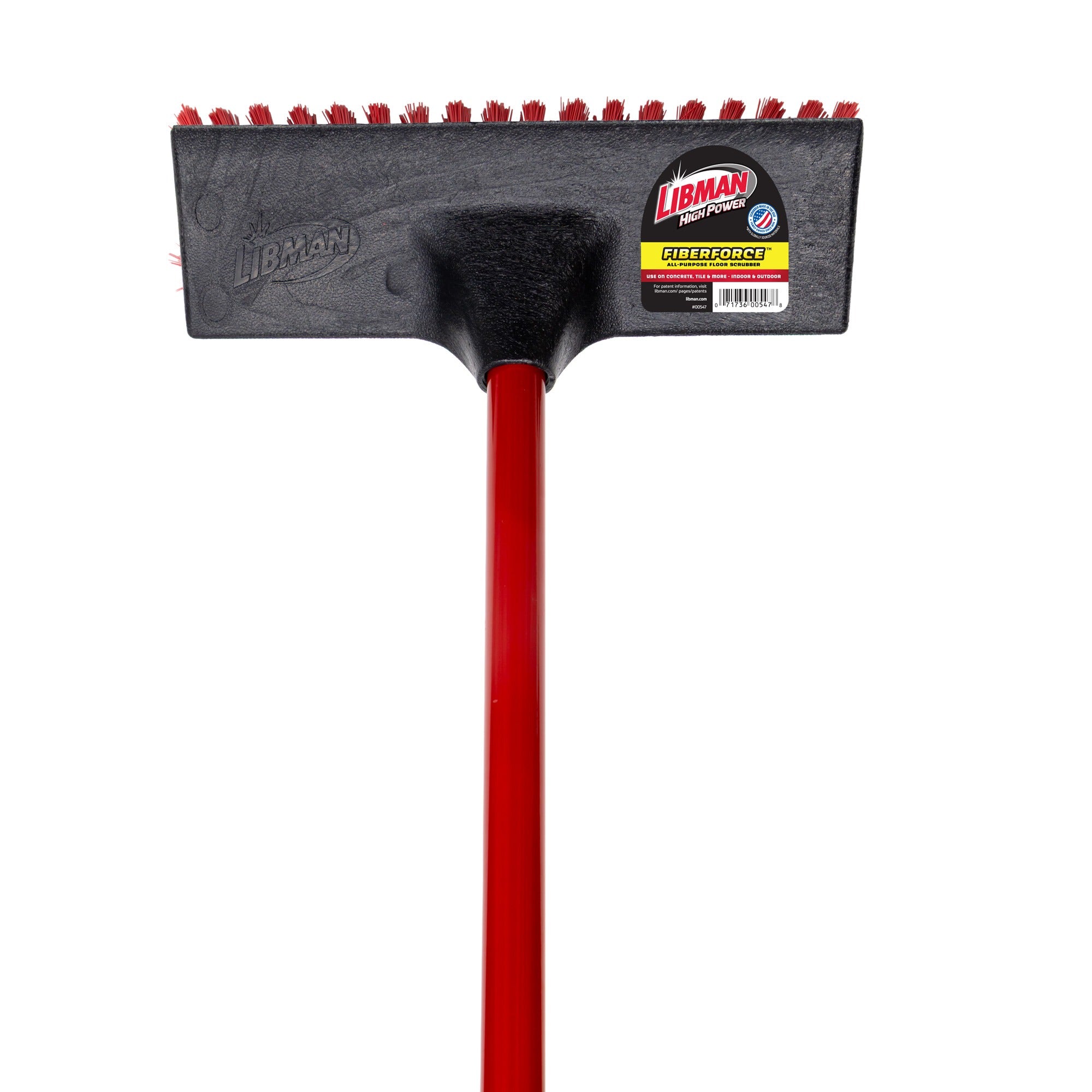 LIBMAN Libman 547 Floor Scrub Brush 10.5 in Head 49 in Handle