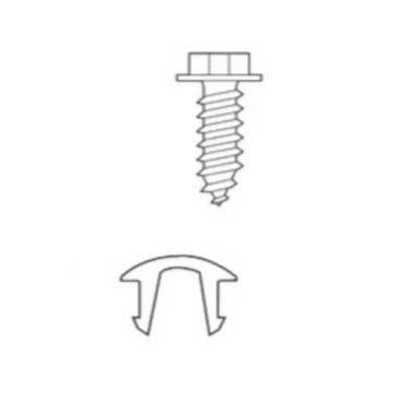 GENERAL ELECTRIC WD02X27760 SCREWS, NUTS, & WASHERS