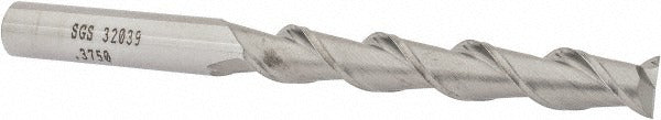 KYOCERA SGS PRECISION TOOLS Sgs 32039 Square End Mill 3/8 in 2 Flute Solid Carbide