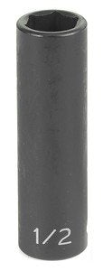 Grey Pneumatic 2050D Impact Socket 1/2 in Drive Size 1-9/16 in Socket Size Deep Length