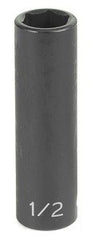 Grey Pneumatic 2050D Impact Socket 1/2 in Drive Size 1-9/16 in Socket Size Deep Length