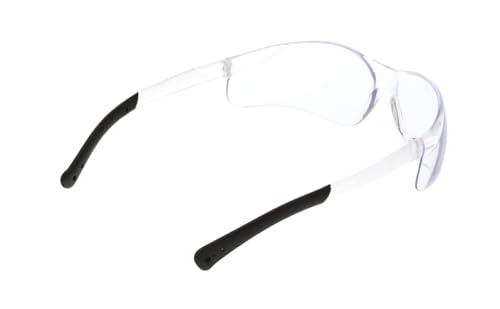 MCR Safety BK110PF Safety Glasses Clear Lens Anti-Fog Scratch Resistant Coating