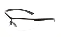 MCR Safety KD710PF Klondike KD7 Series Safety Glasses Polycarbonate Clear Lens Black Frame MAX6 Anti-Fog