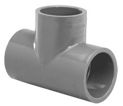 LASCO 801040 4inch Schedule 80 Gray PVC Socket Tee