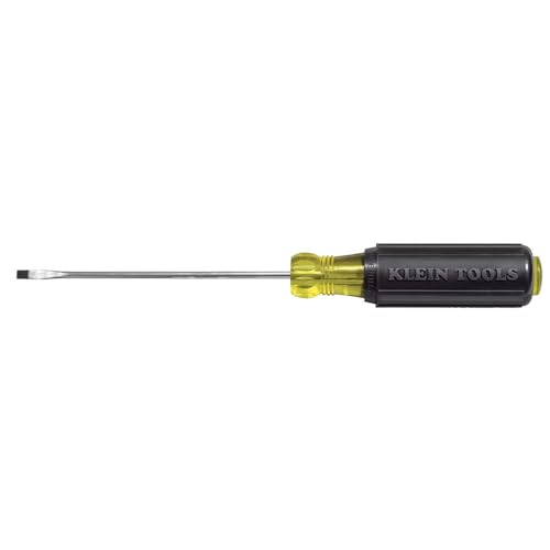 Klein Tools 607-3 Mini Flathead Screwdriver with Cushion-Grip Handle - Made in USA