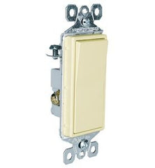 Pass & Seymour TM873LA Radiant 3-Way Decorator Switch 120/277 VAC 15 Amp Light Almond