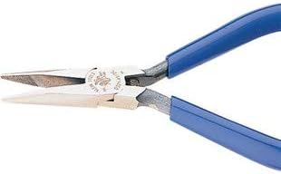 Klein Tools D321-41/2C Electronics Pliers Slim Needle Nose Spring-Loaded 5-Inch