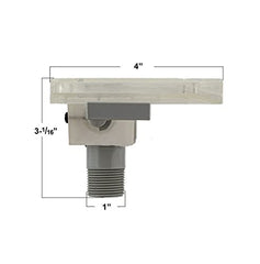 Jacuzzi 6540-921 Waterfall Fill Spout for J-300 Series; Clear