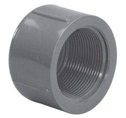 LASCO 848-020 2in Schedule 80 PVC Cap - Gray