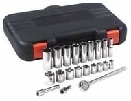 Anchor Brand 103-07-846 Thorsen 3/8 DR.STD./DEEP Socket Set 22 Piece