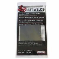 BEST WELDS 901-932-105-10 Glass Filter Plate Shade 10 2 x 4 1/4 in Green