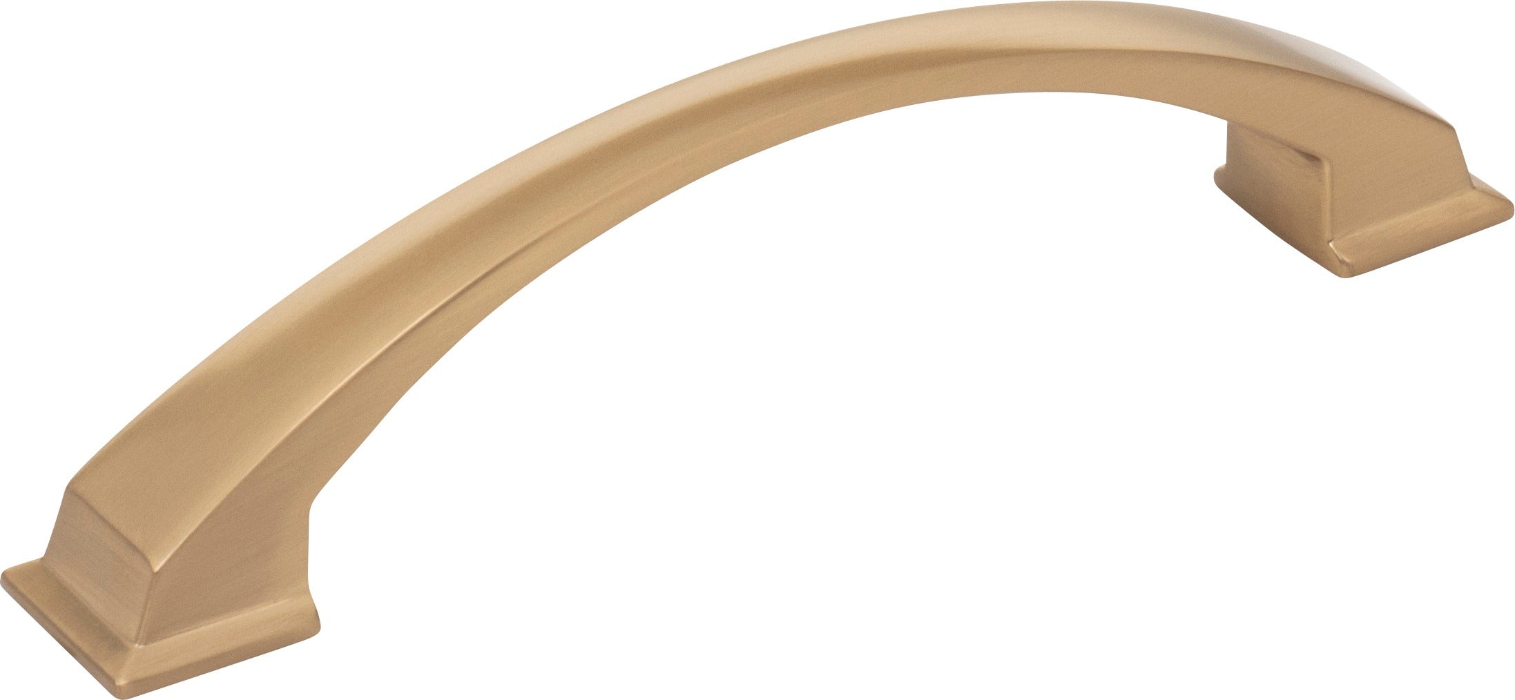 JEFFREY ALEXANDER Jeffrey Alexander 944-128SBZ Arched Cabinet Pull Satin Bronze