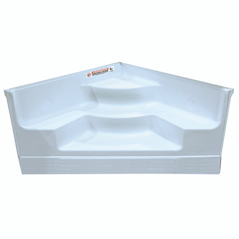 LATHAM POOL PRODUCTS LATHAM POOL PRODUCTS ST1015P 90 Degree In-Pool Corner Step Cantilever White 6 Radius