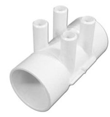 Waterway Plastics 672-4170 2 x 2 x 0.75 in. SB Ports PVC Manifold