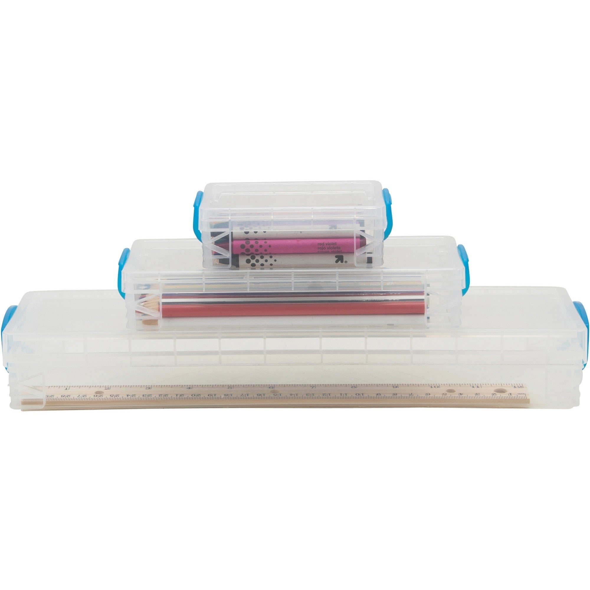 ADVANTUS Advantus AVT38714 Storage Box Set 3 Boxes (4-1/2\" x 14-1/4\" x 2-1/10\")