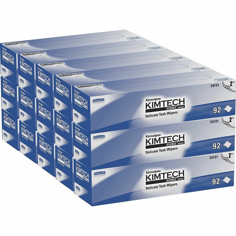 KIMBERLY-CLARK Kimberly-Clark KCC34721 Kaydry EX-L Wipers (92 Sheets/Box, 15 Boxes/Case)