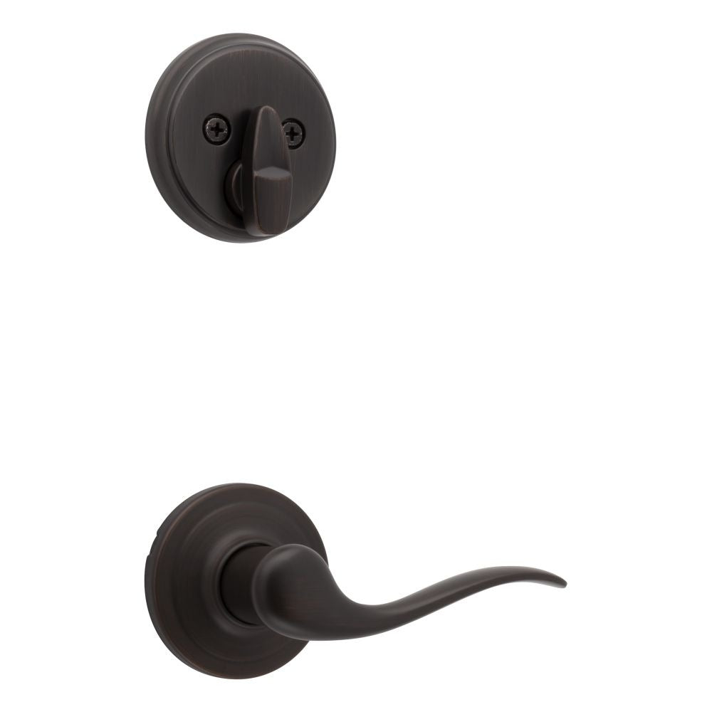 KWIKSET Kwikset 971TNLRH-11P Tustin Lever Trim Venetian Bronze