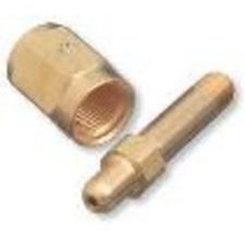 Western Enterprises 347-3 Regulator Inlet Nipples Air 1 by 4 in NPT 3 in Brass CGA-347