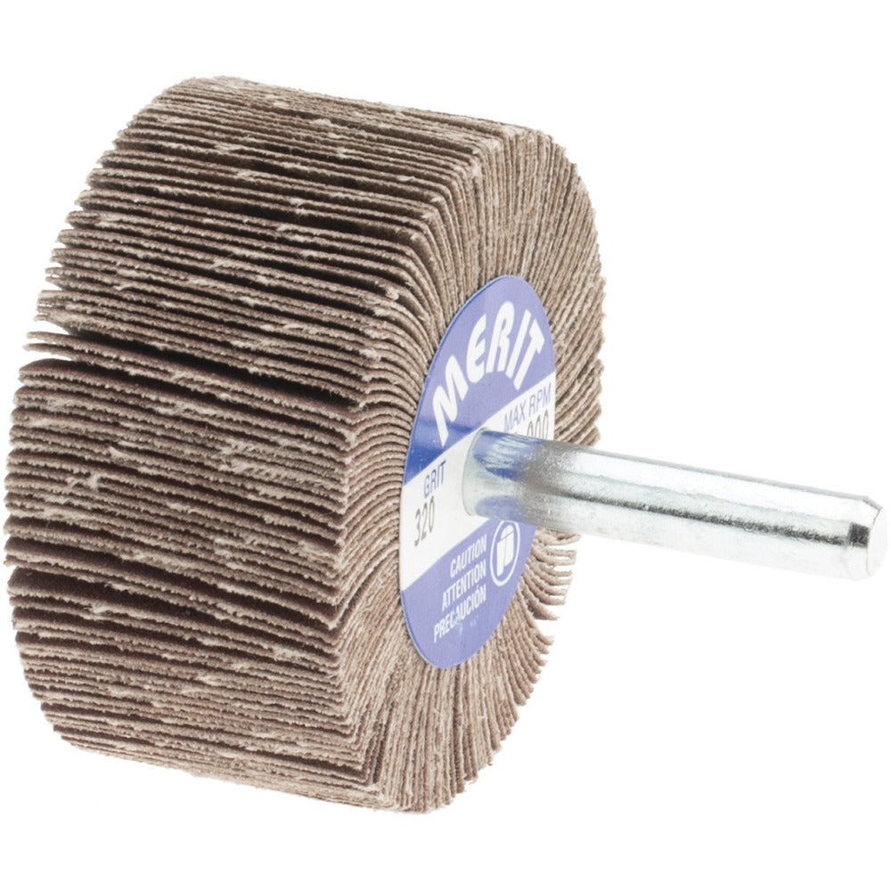 MERIT Merit Abrasives 08834137375 Mounted Flap Wheel 320 Grit