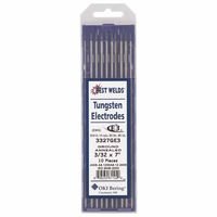 Best Welds 900-3327GE3 Tungsten Electrodes 3/32 in Dia 7 in Long E3