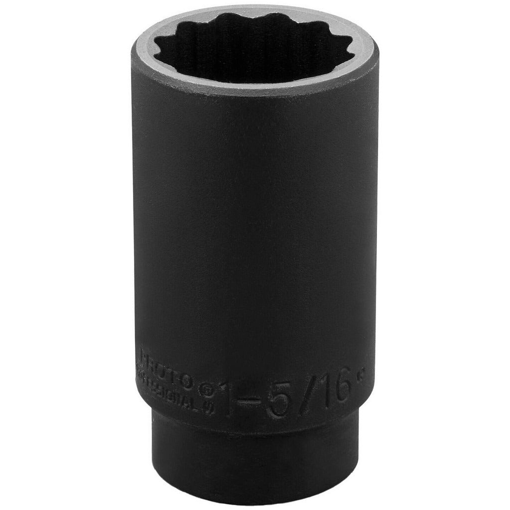 PROTO Proto J7342 Impact Socket 1/2 in Drive 1-5/16 in 12-point