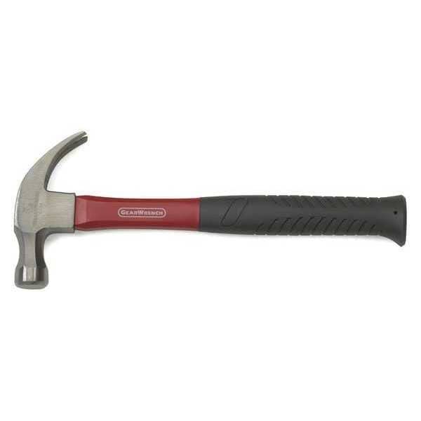 Gearwrench 82254 Claw Hammer Comfort Grip Fiberglass Handle 16 oz