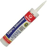 Red Devil 0816 Silicone Sealant 100% Silicone Architectural Grade Compact 10.1 oz Tube