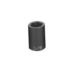 Grey Pneumatic 2020R Socket 1/2 Inch Drive 5/8 Inch Hex Standard Length