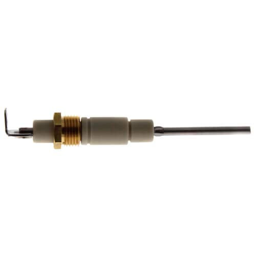 BASO Y75AA-3 Replacement Flame Sensor Rod, 0.114 Diameter, Thread Mounting Nut - HVAC Flame Sensing Component