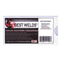 Best Welds 901-SP-1 Cover Lens Scratch/Static Resistant 4 1/4 in x 2 in 70% CR-39 Plastic