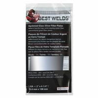 Best WELDS 901-932-115-11 Glass Silver Mirror Filter Plate Silver/11 2 in x 4.25 in 60 Pack