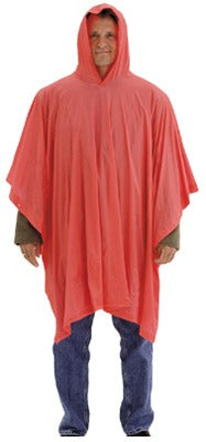 TINGLEY Tingley Rubber P68809 Pvc Rain Poncho One Size Orange