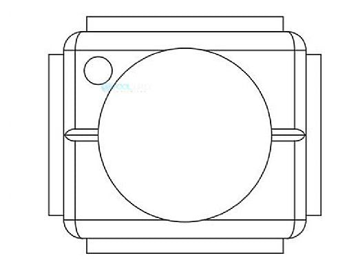 Zodiac Pool Systems 1-9-461 Caretaker Clear Nozzle Standard