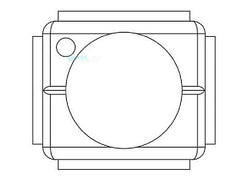 Zodiac Pool Systems 1-9-461 Caretaker Clear Nozzle Standard