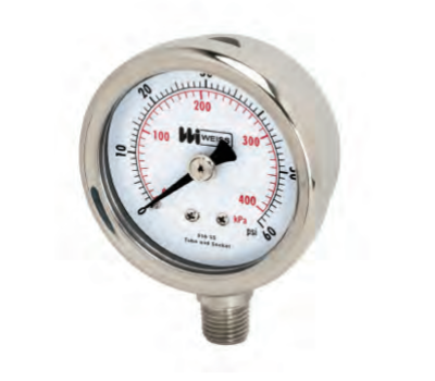WEISS INSTRUMENTS NF2520-30 PRESSURE GAUGES
