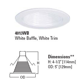 HALO 4013WB BAFFLE