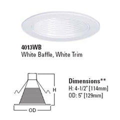 HALO 4013WB BAFFLE