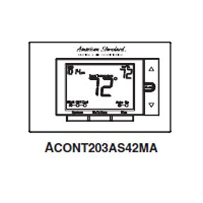 AMERICAN STANDARD ACONT203AS42MA PROGRAMMABLE THERMOSTATS
