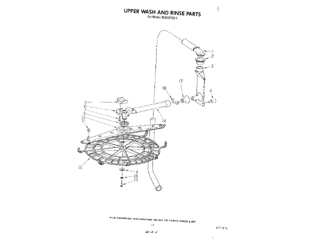 WHIRLPOOL 4171566 AIR CLEANER REPLACEMENT PARTS